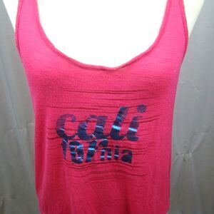 Hang Ten California Tank Top Cut Out Back